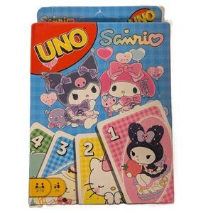 UNO Sanrio Card Game Hello Kitty Kuromi My Melody